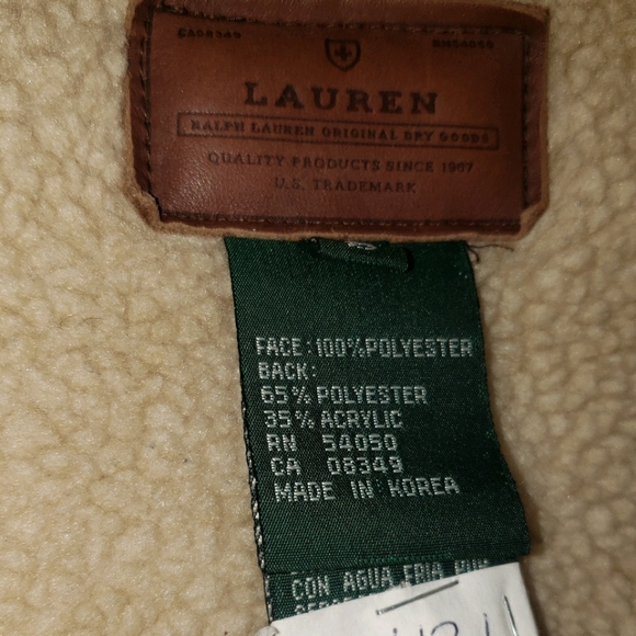 Ralph Lauren Suede/Sherling Jacket - Picture 3 of 5